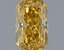 0.41 Ct. Fancy Vivid Yellow Radiant Lab Grown Diamond