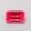 1.22 Ct. Fancy Vivid  Pink Emerald Lab Grown Diamond
