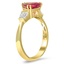 The Lodi Ring, smalltop view on a hand