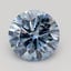 1.02 Ct. Fancy Deep Blue Round Lab Grown Diamond