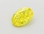 1.01 Ct. Fancy Vivid Yellow Oval Lab Grown Diamond