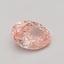 0.57 Ct. Fancy Vivid Pink Oval Lab Grown Diamond