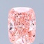 2.00 Ct. Fancy Vivid Pink Cushion Lab Grown Diamond
