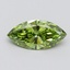 1.51 Ct. Fancy Vivid Green Marquise Lab Grown Diamond