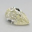 1.16 Ct. Fancy Light Yellow Pear Lab Grown Diamond