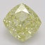 1.00 Ct. Fancy Yellow Cushion Diamond