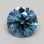 1.50 Ct. Fancy Vivid Blue Round Lab Grown Diamond