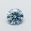 1.01 Ct. Fancy Intense  Blue Round Lab Grown Diamond