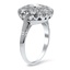 The Shawna Ring, smalltop view on a hand