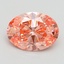 1.70 Ct. Fancy Vivid Pink Oval Lab Grown Diamond