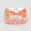 7.01 Ct. Fancy Vivid Pink Cushion Lab Grown Diamond