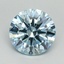 3.03 Ct. Fancy Vivid Blue Round Lab Grown Diamond