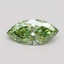 1.05 Ct. Fancy Vivid Green Marquise Lab Grown Diamond
