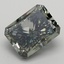 7.72 Ct. Fancy Deep  Green Radiant Lab Grown Diamond