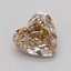 0.30 Ct. Light  Brown Heart Lab Grown Diamond