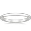 18K White Gold Heritage Wedding Ring, smalltop view