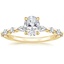 18K Yellow Gold Versailles Half-Coverage Diamond Ring (1/3 ct. tw.), smalltop view