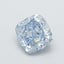 1.08 Ct. Fancy Intense  Blue Cushion Lab Grown Diamond