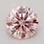 0.63 Ct. Fancy Deep Orange Round Lab Grown Diamond