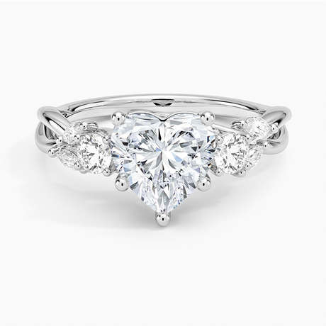 Willow Three Stone Diamond Ring - Brilliant Earth
