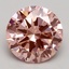 3.00 Ct. Fancy Intense Pink Round Lab Grown Diamond