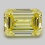 2.87 Ct. Fancy Intense  Yellow Emerald Lab Grown Diamond