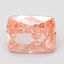12.06 Ct. Fancy Vivid Pink Cushion Lab Grown Diamond