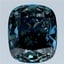 10.30 Ct. Fancy Vivid Blue Cushion Lab Grown Diamond