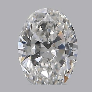 Oval diamond — real photo