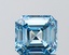 1.45 Ct. Fancy Vivid Blue Asscher Lab Grown Diamond