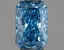 0.64 Ct. Fancy Vivid Blue Radiant Lab Grown Diamond