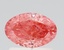 0.79 Ct. Fancy Vivid Pink Oval Lab Grown Diamond