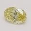 2.13 Ct. Fancy Intense Yellow Oval Diamond