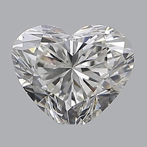 Heart diamond — real photo