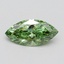 0.90 Ct. Fancy Vivid Green Marquise Lab Grown Diamond