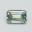 0.56 Ct. Fancy Intense Green Emerald Lab Grown Diamond