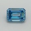 1.05 Ct. Fancy Vivid Blue Emerald Lab Grown Diamond