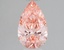 1.24 Ct. Fancy Vivid Pink Pear Lab Grown Diamond