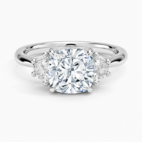 Half Moon Three Stone Diamond Ring (1/4 ct. tw.)