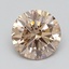 0.79 Ct. Fancy Light  Brown Round Lab Grown Diamond