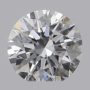 Round diamond — real photo