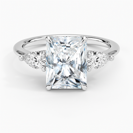 Adorned Opera Three Stone Diamond Ring - Brilliant Earth