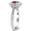 The Orleans Ring, smalltop view on a hand