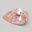 0.50 Ct. Fancy Vivid Pink Pear Lab Grown Diamond