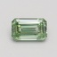 0.72 Ct. Fancy Intense Green Emerald Lab Grown Diamond