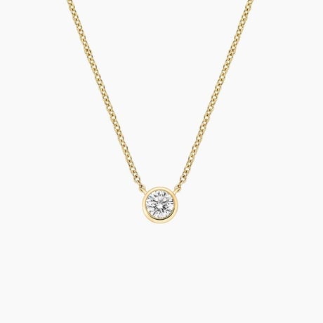 Diamond Bezel Solitaire Pendant (1/4 ct. tw.)