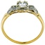 The Thistle Flower Ring, smallside view