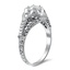 The Madlyn Ring, smalltop view on a hand