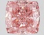 3.11 Ct. Fancy Vivid Pink Cushion Lab Grown Diamond