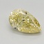 1.24 Ct. Fancy Intense Yellow Pear Lab Grown Diamond